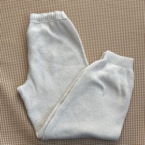 aerie waffle joggers